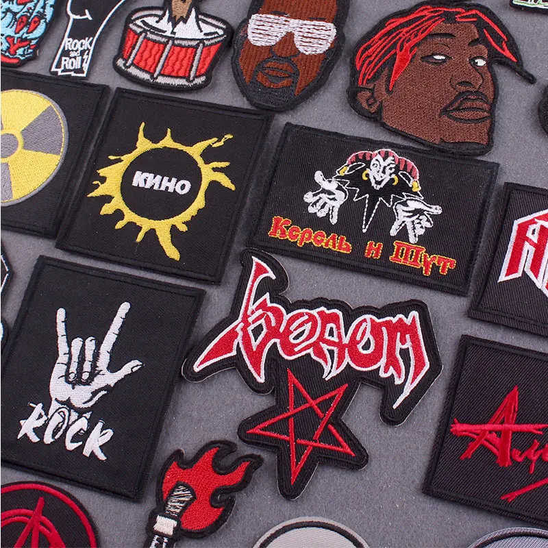 Hippie Rock Patches For Clothing Stickers Band Patch Jacket Stripes Embroidery Patch Punk Badges On Clothes Applique Accessory
Hippie Rock Patches For Clothing Stickers Band Patch Jacket Stripes Embroidery Patch Punk Badges On Clothes Applique Accessory