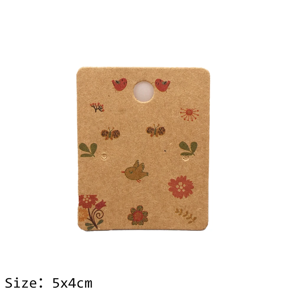 Карточки для сережек из крафт-бумаги 5x4 см, 50 шт.
Карточки для сережек из крафт-бумаги 5x4 см, 50 шт.