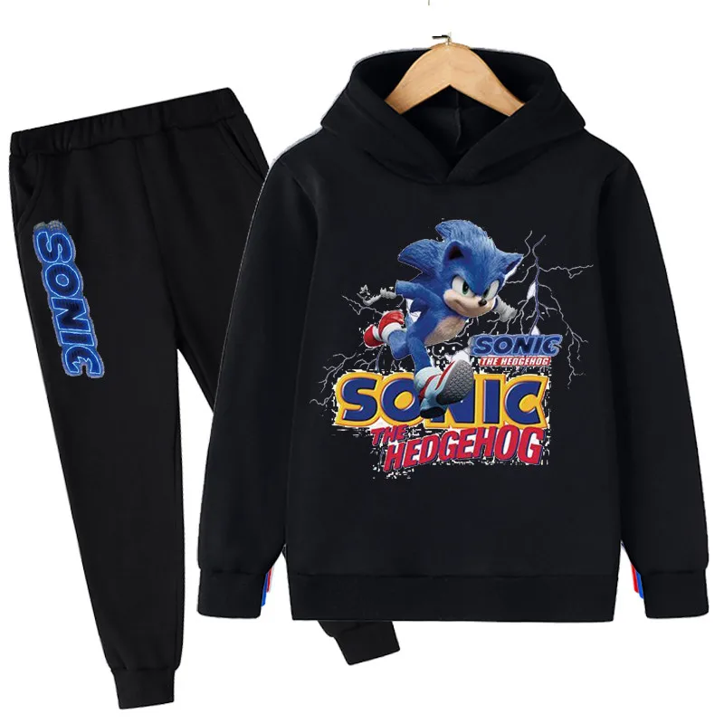 Kids Sonic Hoodie Set Kids Pullover Suit Children Sweatshirt Pants 2 Pieces Cool Game Long Sleeve Clothes 100cm-160cm 
Kids Sonic Hoodie Set Kids Pullover Suit Children Sweatshirt Pants 2 Pieces Cool Game Long Sleeve Clothes 100cm-160cm