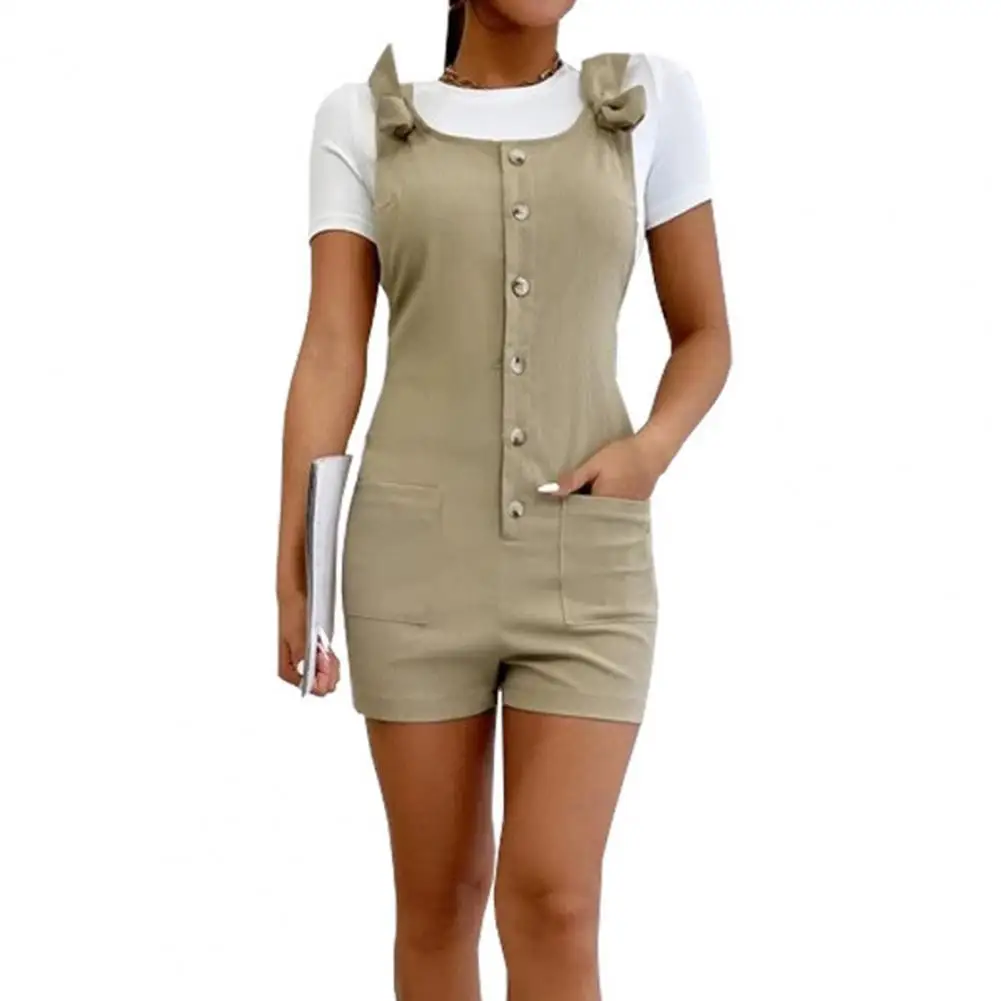 Good-looking Fabulous U Neck Summer Romper All Match Women Jumpsuit Wear-resistant for Home
Good-looking Fabulous U Neck Summer Romper All Match Women Jumpsuit Wear-resistant for Home