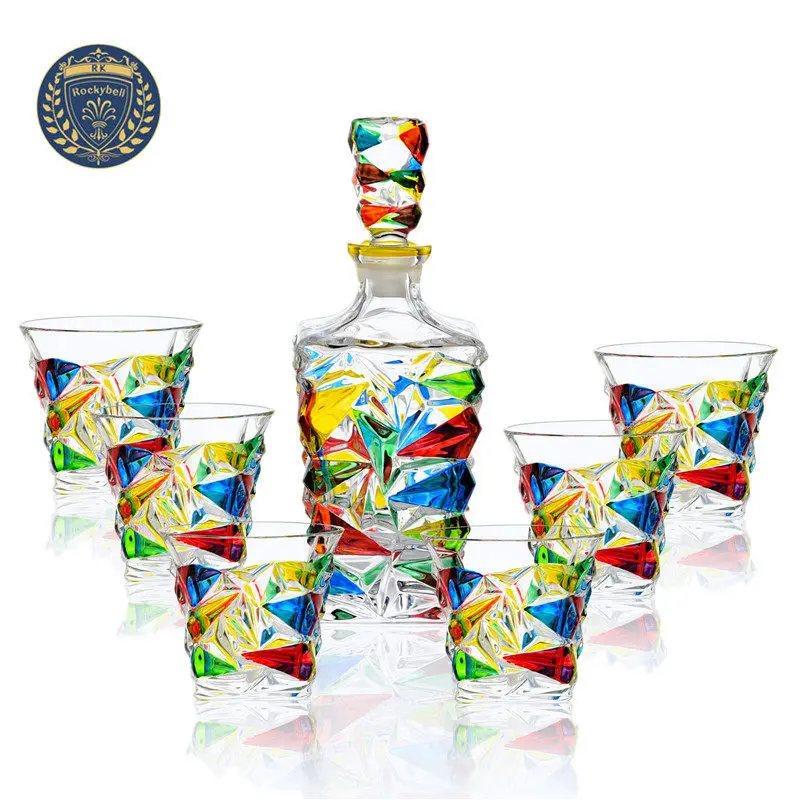 Hand-painted Color Stripe Whisky Glass Domestic Crystal Glass Wine Glass Beer Glass Bar Party Crystal Wine Glass Set
Hand-painted Color Stripe Whisky Glass Domestic Crystal Glass Wine Glass Beer Glass Bar Party Crystal Wine Glass Set