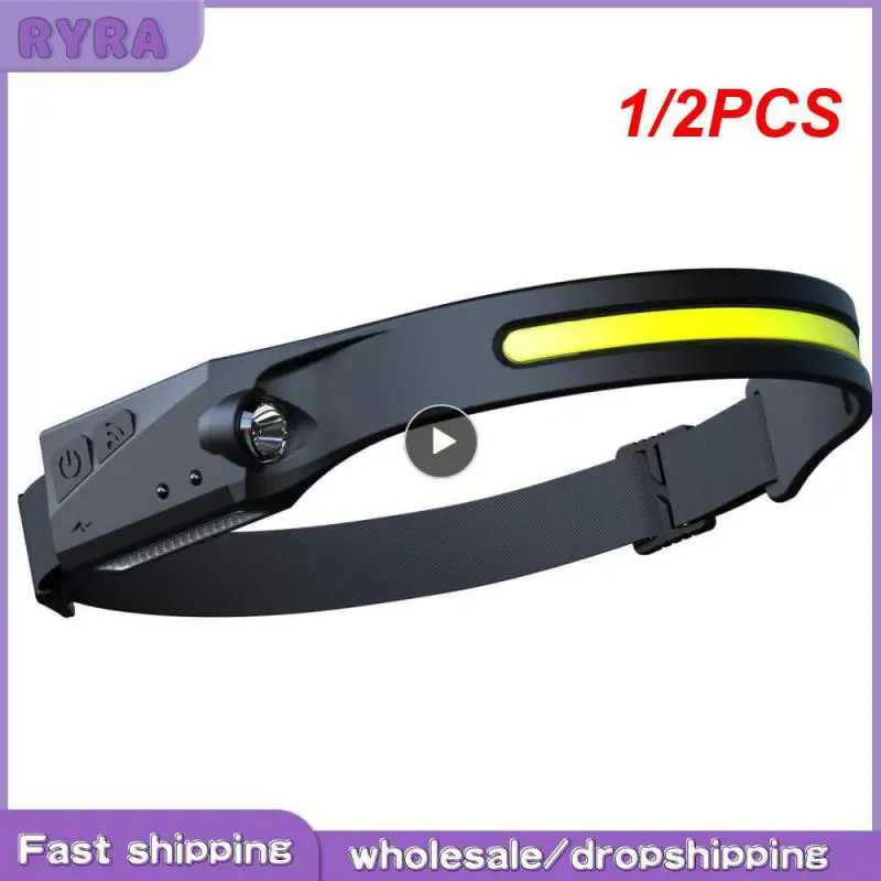 1/2PCS Induction Headlamp Camping Search Light USB Rechargeable Headlight Led Head Work Light With Built-in Battery
1/2PCS Induction Headlamp Camping Search Light USB Rechargeable Headlight Led Head Work Light With Built-in Battery