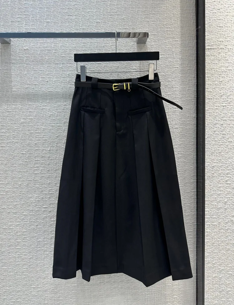 2023 New Vintage Spring Summer Fashion Vintage Casual Wool Black Puffy Skirt Women Clothing Long Polyester A-line Skirts Female
2023 New Vintage Spring Summer Fashion Vintage Casual Wool Black Puffy Skirt Women Clothing Long Polyester A-line Skirts Female
