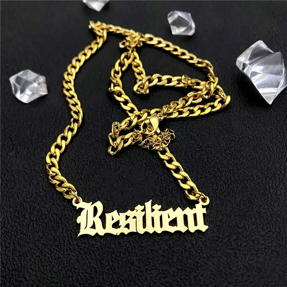Custom Name Necklace for Men Personalized 5mm NK Chain Necklace Custom Stainless Steel Nameplate Jewelry for Women Gift
Custom Name Necklace for Men Personalized 5mm NK Chain Necklace Custom Stainless Steel Nameplate Jewelry for Women Gift