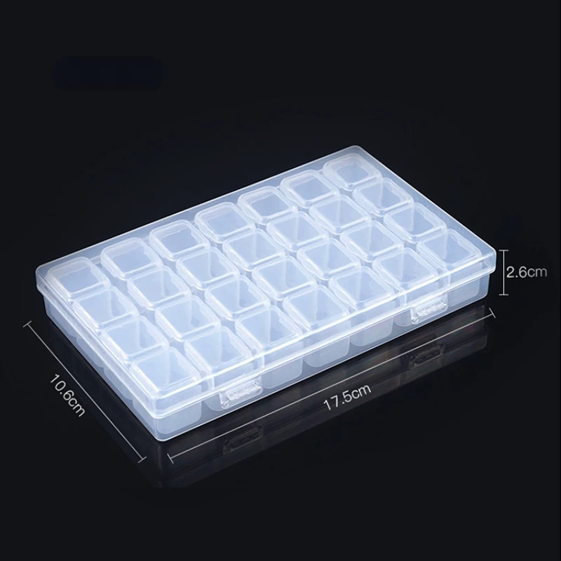 28 Grids Diamond Embroidery Storage Box Bins Medicine Diamond Painting Accessory Boxes Case Cross Stitch Tools Organizer
28 Grids Diamond Embroidery Storage Box Bins Medicine Diamond Painting Accessory Boxes Case Cross Stitch Tools Organizer