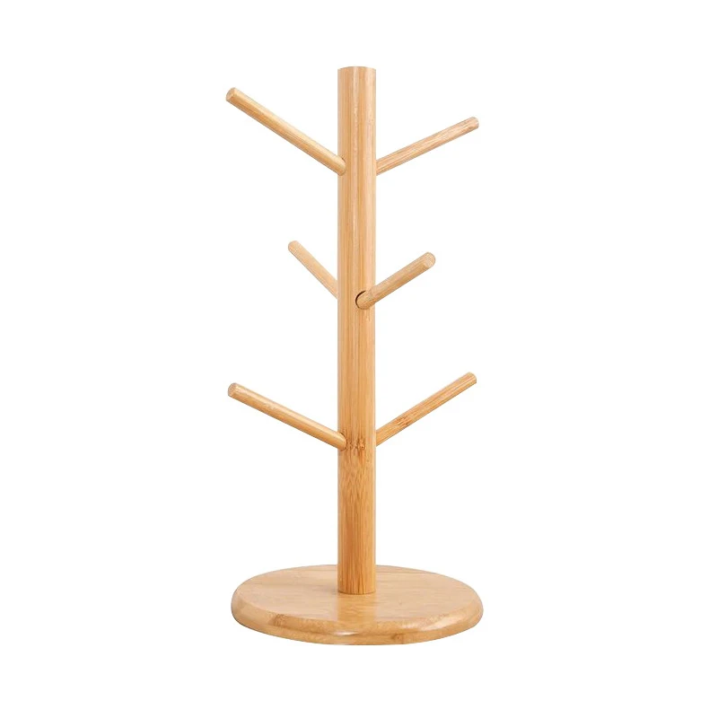 Log-color Bamboo Creative Rack Key Jewelry Rack Desktop Porch Ornament Jewelry Cosmetics Storage Home Storage Shelf with 6 Hooks
Log-color Bamboo Creative Rack Key Jewelry Rack Desktop Porch Ornament Jewelry Cosmetics Storage Home Storage Shelf with 6 Hooks