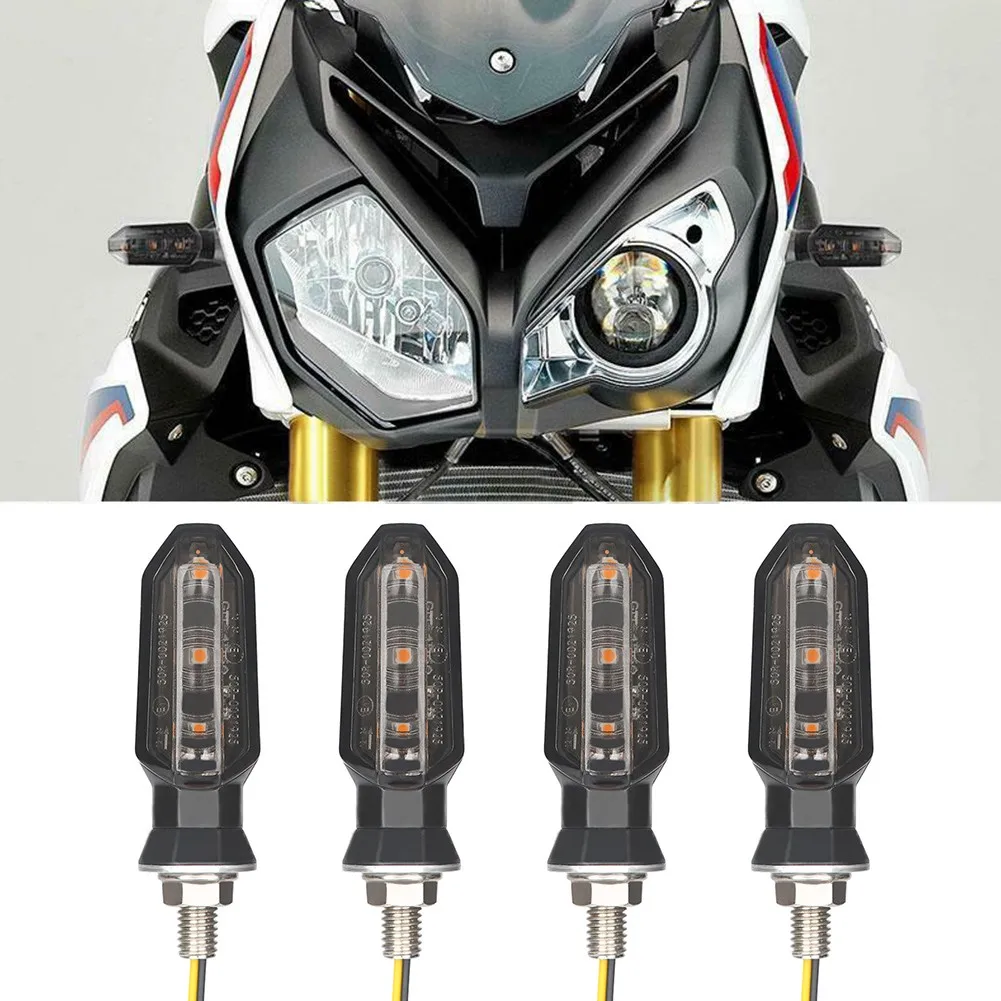 4pcs LED Turn Signals 12V Indicator Lights Amber Motorcycle Lighting And Lamps Accessories For 250R 500R 650R Auto Parts
4pcs LED Turn Signals 12V Indicator Lights Amber Motorcycle Lighting And Lamps Accessories For 250R 500R 650R Auto Parts