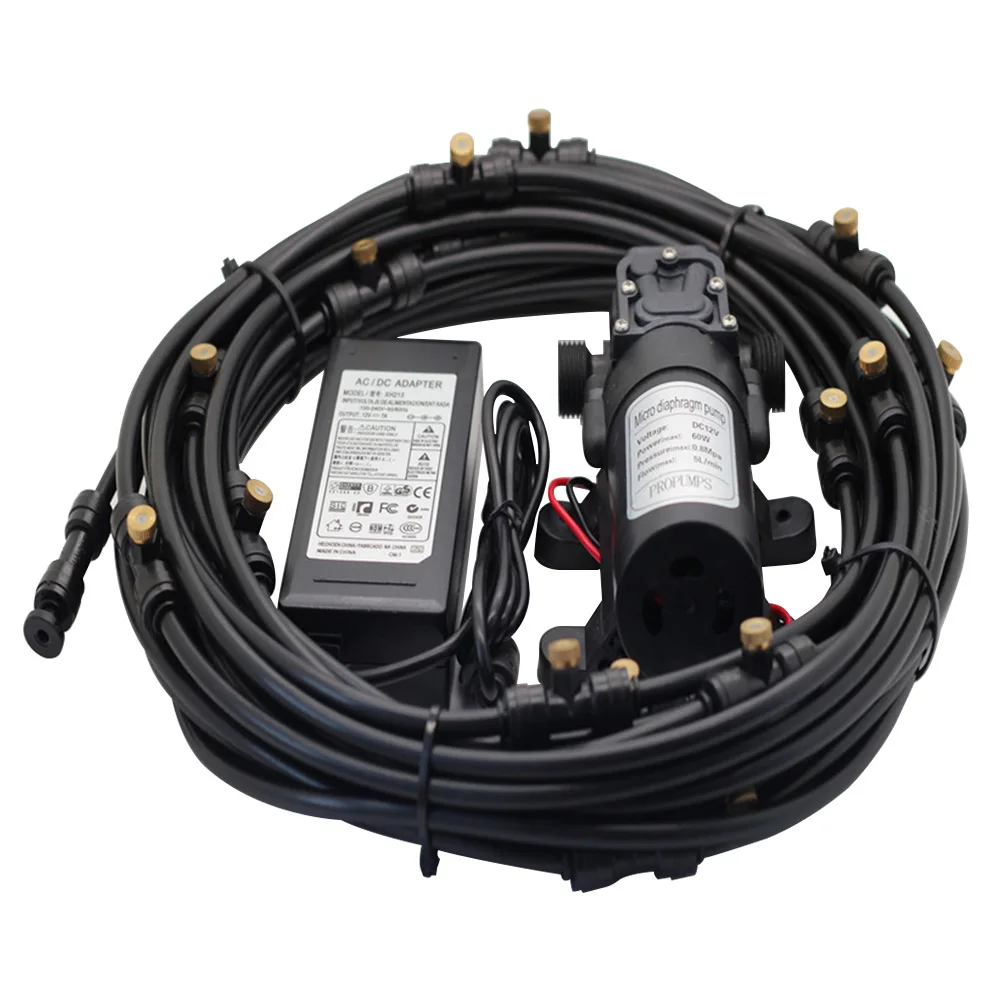 Patio Garden Irrigation With 12V Pump Misting Cooling System Practical Easy Install Durable Outdoor Hose Brass Nozzles Humidify
Patio Garden Irrigation With 12V Pump Misting Cooling System Practical Easy Install Durable Outdoor Hose Brass Nozzles Humidify