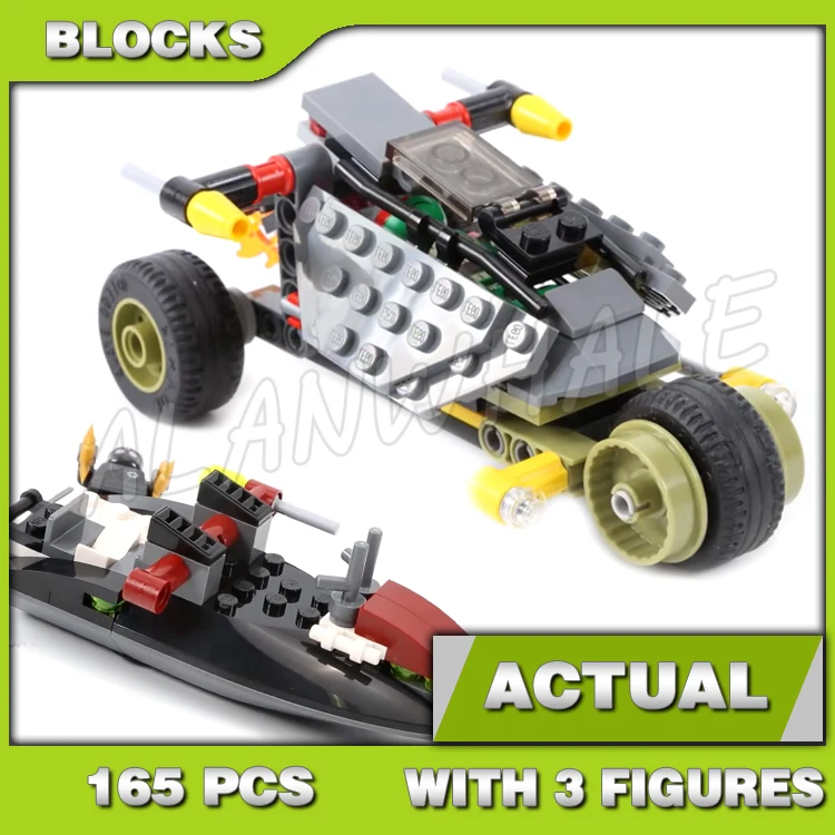 165pcs Shinobi Turtle Stealth Shell in Pursuit Sewer Skimmer Dual Flame Exhaust 10208 Building Block Toys Compatible With Model
165pcs Shinobi Turtle Stealth Shell in Pursuit Sewer Skimmer Dual Flame Exhaust 10208 Building Block Toys Compatible With Model
