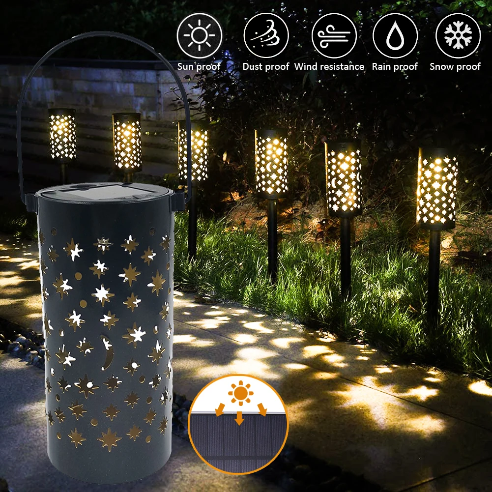2022 Solar LED Starry Sky Lawn Light Unique Hollow-out Star Design Suspension Outdoor Waterproof Garden Yard Decorative Lamp
2022 Solar LED Starry Sky Lawn Light Unique Hollow-out Star Design Suspension Outdoor Waterproof Garden Yard Decorative Lamp