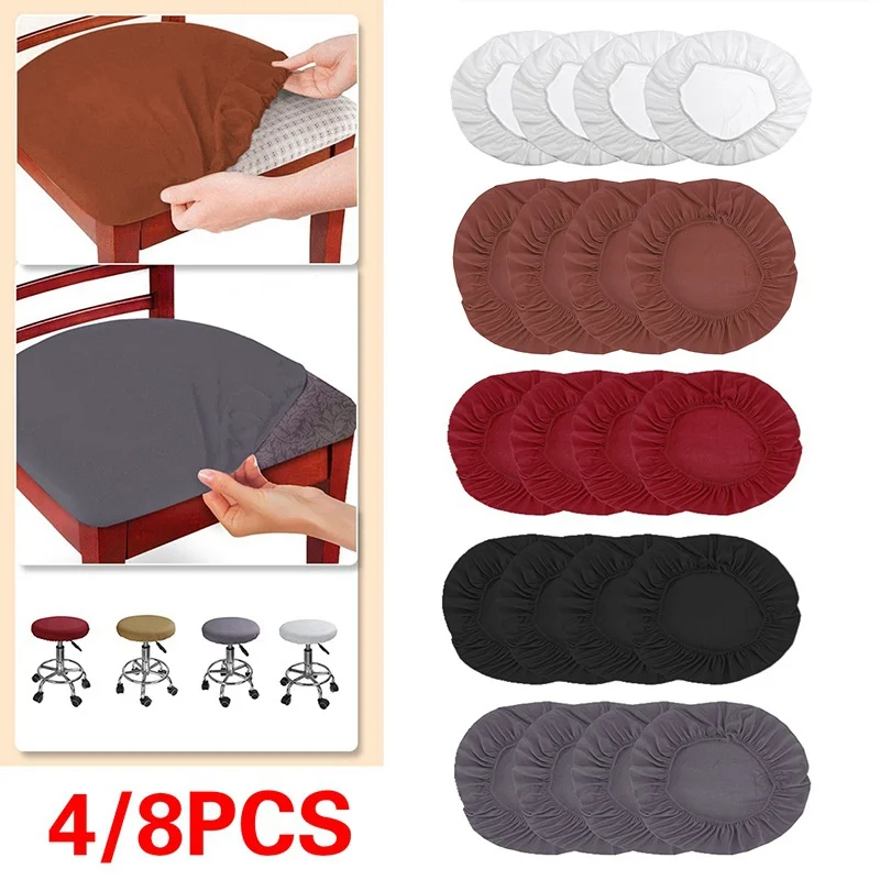 8/4 PCS Slipcovers Fit For Oblong/Square /Round Chair Dining Chair Seat Cover Elastic Chair Cover Decor
8/4 PCS Slipcovers Fit For Oblong/Square /Round Chair Dining Chair Seat Cover Elastic Chair Cover Decor