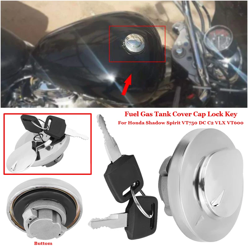1 Set Fuel Gas Tank Cover Cap Lock Keys Kit With 2 Keys For Honda Shadow Spirit VT750 DC VLX VT600 High Quality
1 Set Fuel Gas Tank Cover Cap Lock Keys Kit With 2 Keys For Honda Shadow Spirit VT750 DC VLX VT600 High Quality