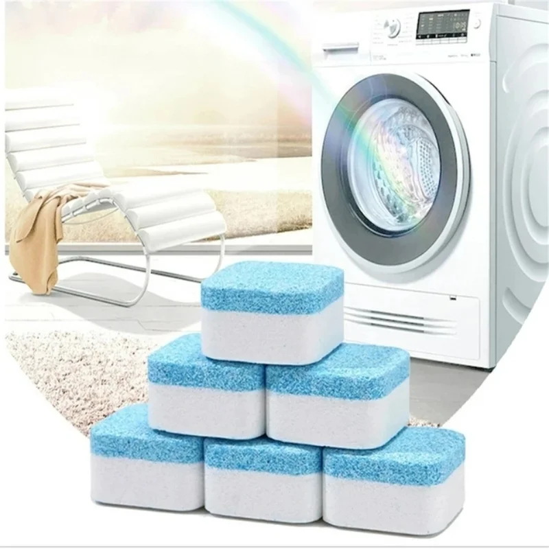 

20PCS Washing Machine Cleaner Effervescent Tablets Remove Mycete Deodorant Cleaning Agent Pills Remove Dirt Detergent