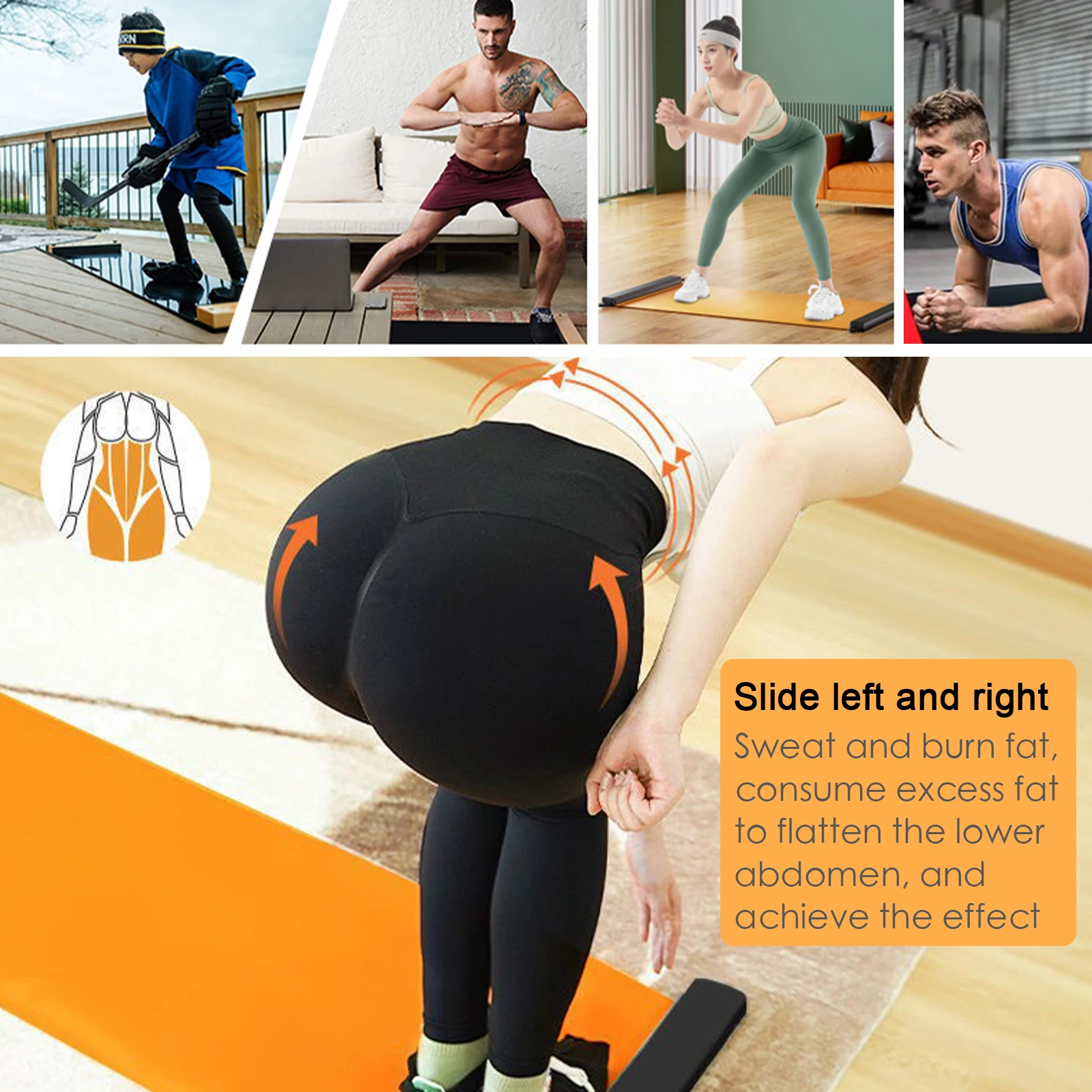 Sliding Mat Home Fitness Equipment Weight Loss Artifact Vest Line Exercise Pilates Gymnastics Mat Sliding Training Skating
Sliding Mat Home Fitness Equipment Weight Loss Artifact Vest Line Exercise Pilates Gymnastics Mat Sliding Training Skating
