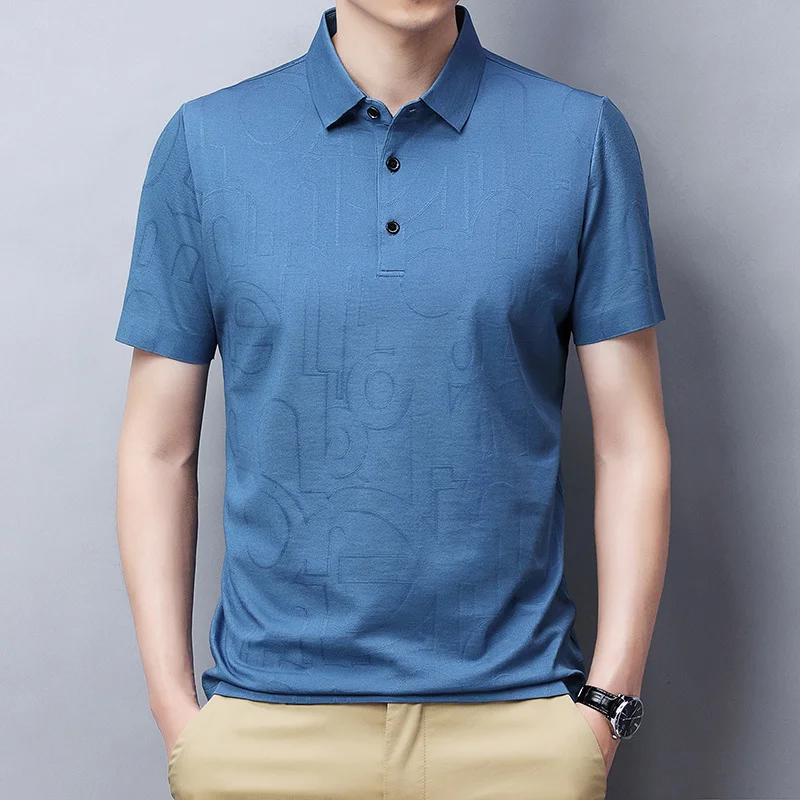 Мужская футболка с коротким рукавом, Повседневная футболка из 2022 шелка тутового шелкопряда для мужчин среднего возраста, топ с отложным вор...
Мужская футболка с коротким рукавом, Повседневная футболка из 2022 шелка тутового шелкопряда для мужчин среднего возраста, топ с отложным вор...