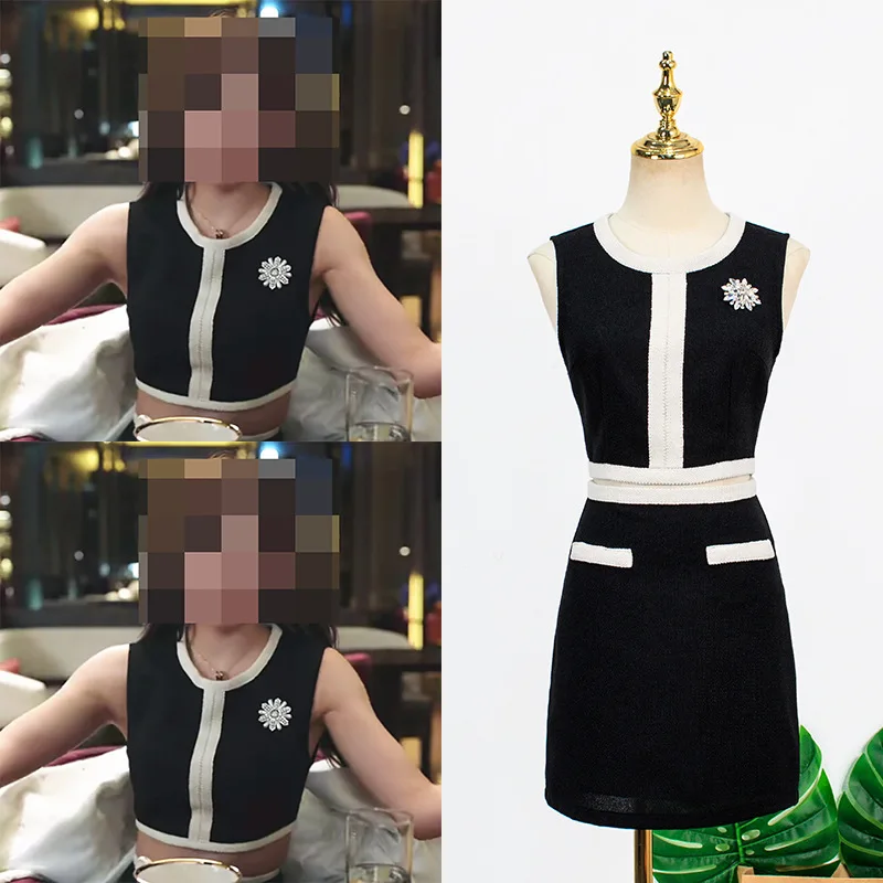 2 Pieces Set Women 2022 New Fashion Korea Drama Black White Patchwork Women Tops + Short Skrit Two Pieces Sets Summer Clothes
2 Pieces Set Women 2022 New Fashion Korea Drama Black White Patchwork Women Tops + Short Skrit Two Pieces Sets Summer Clothes