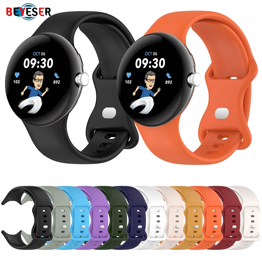 Ремешок силиконовый для Google Pixel Watch, официальный сменный Браслет для смарт-часов, модный спортивный браслет, аксессуары
Ремешок силиконовый для Google Pixel Watch, официальный сменный Браслет для смарт-часов, модный спортивный браслет, аксессуары