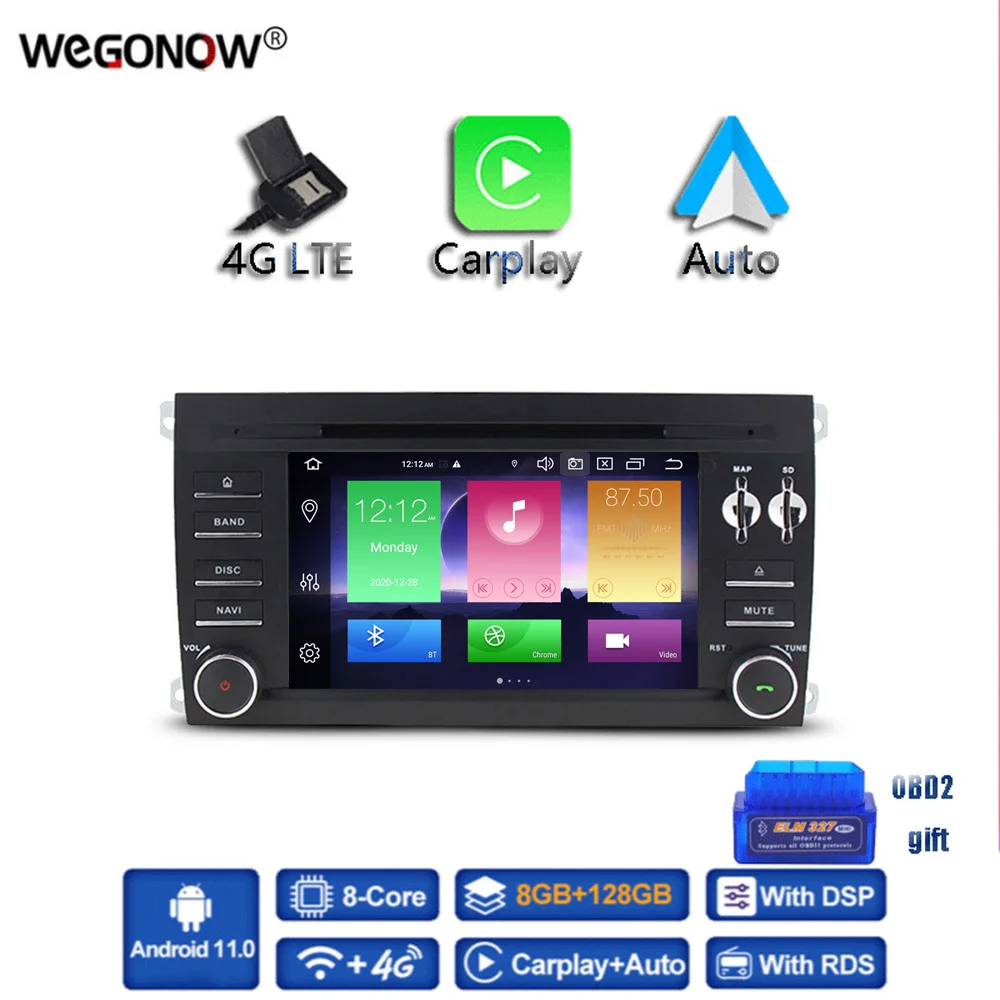 Автомобильный DVD-плеер Carplay DSP IPS 4G LTE Android 11 8 ГБ + 128 Гб Wifi GPS карта RDS радио BT 2003 для Porsche Cayenne 2008-2009 2010
Автомобильный DVD-плеер Carplay DSP IPS 4G LTE Android 11 8 ГБ + 128 Гб Wifi GPS карта RDS радио BT 2003 для Porsche Cayenne 2008-2009 2010