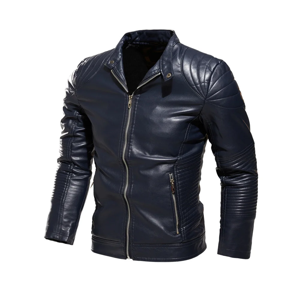 Autumn New Men's Casual Vintage Leather Jacket Coat Male Fashion Biker Motorcycle Stand Collar PU Overcoat High Quality
Autumn New Men's Casual Vintage Leather Jacket Coat Male Fashion Biker Motorcycle Stand Collar PU Overcoat High Quality