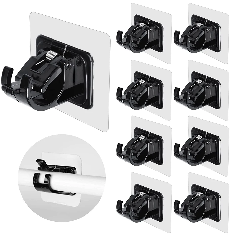 2/4/6pcs Curtain Rod Bracket No Drill Self Adhesive Curtain Rod Holder Hooks Nail Free Adjustable Curtain Rod Hook Home Accessor
2/4/6pcs Curtain Rod Bracket No Drill Self Adhesive Curtain Rod Holder Hooks Nail Free Adjustable Curtain Rod Hook Home Accessor