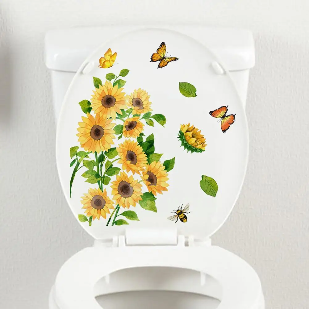 Plant Sunflower Bathroom Toilet Stickers Modern Minimalist Flowers Pattern Self-adhesive Paintings For Bathroom Decorations T3Q3
Plant Sunflower Bathroom Toilet Stickers Modern Minimalist Flowers Pattern Self-adhesive Paintings For Bathroom Decorations T3Q3