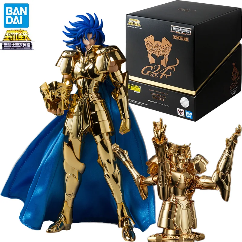In Stock BANDAI Saint Cloth Myth EX 24K Electroplated Gemini SAGA Kanon Anime Saint Seiya Action Figure Collection Model Toys
In Stock BANDAI Saint Cloth Myth EX 24K Electroplated Gemini SAGA Kanon Anime Saint Seiya Action Figure Collection Model Toys