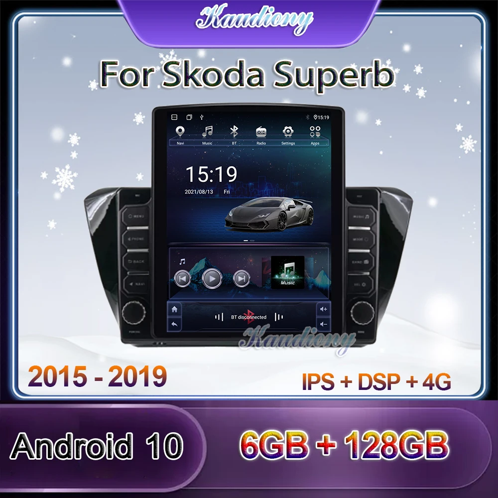 Kaudiony Tesla Style Android 10.0 Car Radio For Skoda Superb Auto GPS Navigation Car DVD Multimedia Player 4G Stereo 2015-2019
Kaudiony Tesla Style Android 10.0 Car Radio For Skoda Superb Auto GPS Navigation Car DVD Multimedia Player 4G Stereo 2015-2019