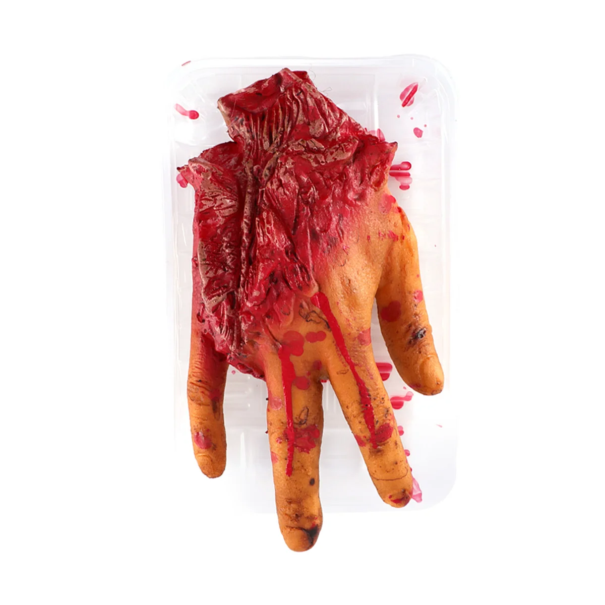 

Искусственные человеческие органы, 1 шт., декоративные реквизиты на Хэллоуин, страшное искусственное украшение, дом с привидениями, строительные принадлежности (разделенный палец)
