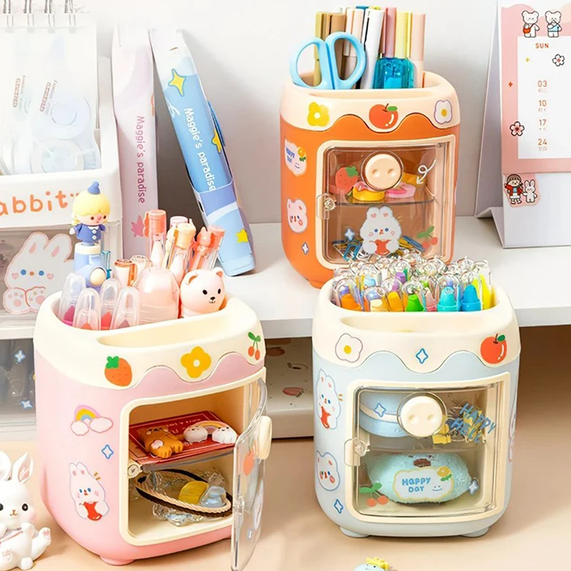 Hot Kawaii Pig Storage Box Large Capacity Pen Holder Bedroom Washroom Organizer Box School Office Stationery Makeup Brush Bucket
Hot Kawaii Pig Storage Box Large Capacity Pen Holder Bedroom Washroom Organizer Box School Office Stationery Makeup Brush Bucket