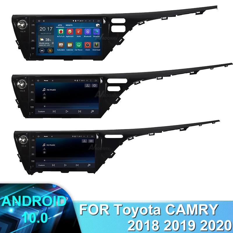 2DIN Android Car radio multimedia player for Toyota camry 2018 2019 2020 car stereo autoradio auto audio head unit GPS navi
2DIN Android Car radio multimedia player for Toyota camry 2018 2019 2020 car stereo autoradio auto audio head unit GPS navi