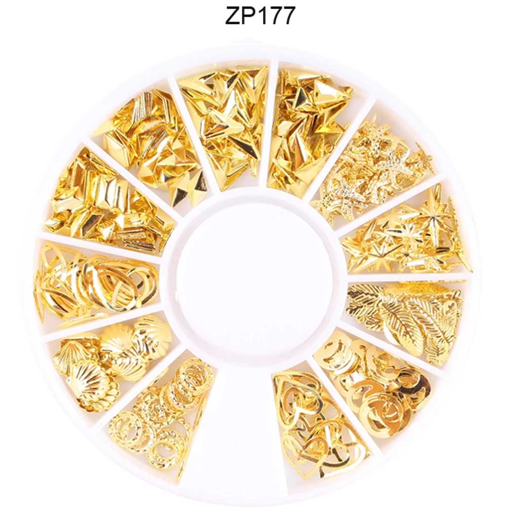 1 Disc 12 Styles 3D Mixed Design Nail Art Charms Metallic Silver/Gold Marine Life Shell Star Sea Studs Rhinestones Accessories
1 Disc 12 Styles 3D Mixed Design Nail Art Charms Metallic Silver/Gold Marine Life Shell Star Sea Studs Rhinestones Accessories