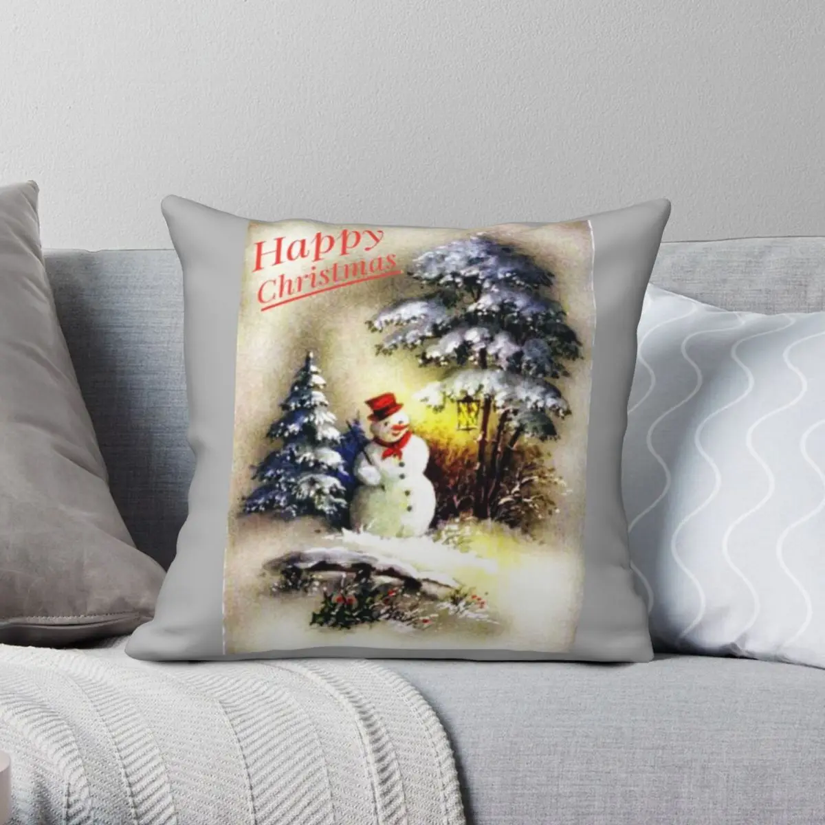 Christmas Snowman Square Pillowcase Polyester Linen Velvet Creative Zip Decorative Pillow Case Room Cushion Cover
Christmas Snowman Square Pillowcase Polyester Linen Velvet Creative Zip Decorative Pillow Case Room Cushion Cover