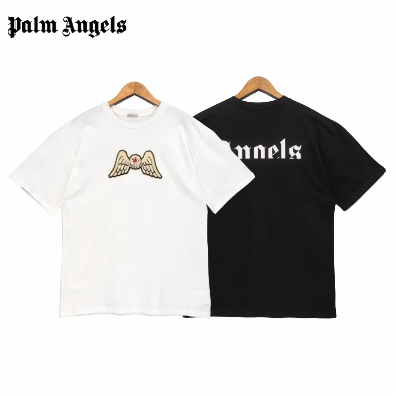 Palm Angels Couple 22SS Wing Embroidery Cotton Short Sleeve Tees Logo Print Loose Best Quality Men's and Women's T-Shirts
Palm Angels Couple 22SS Wing Embroidery Cotton Short Sleeve Tees Logo Print Loose Best Quality Men's and Women's T-Shirts