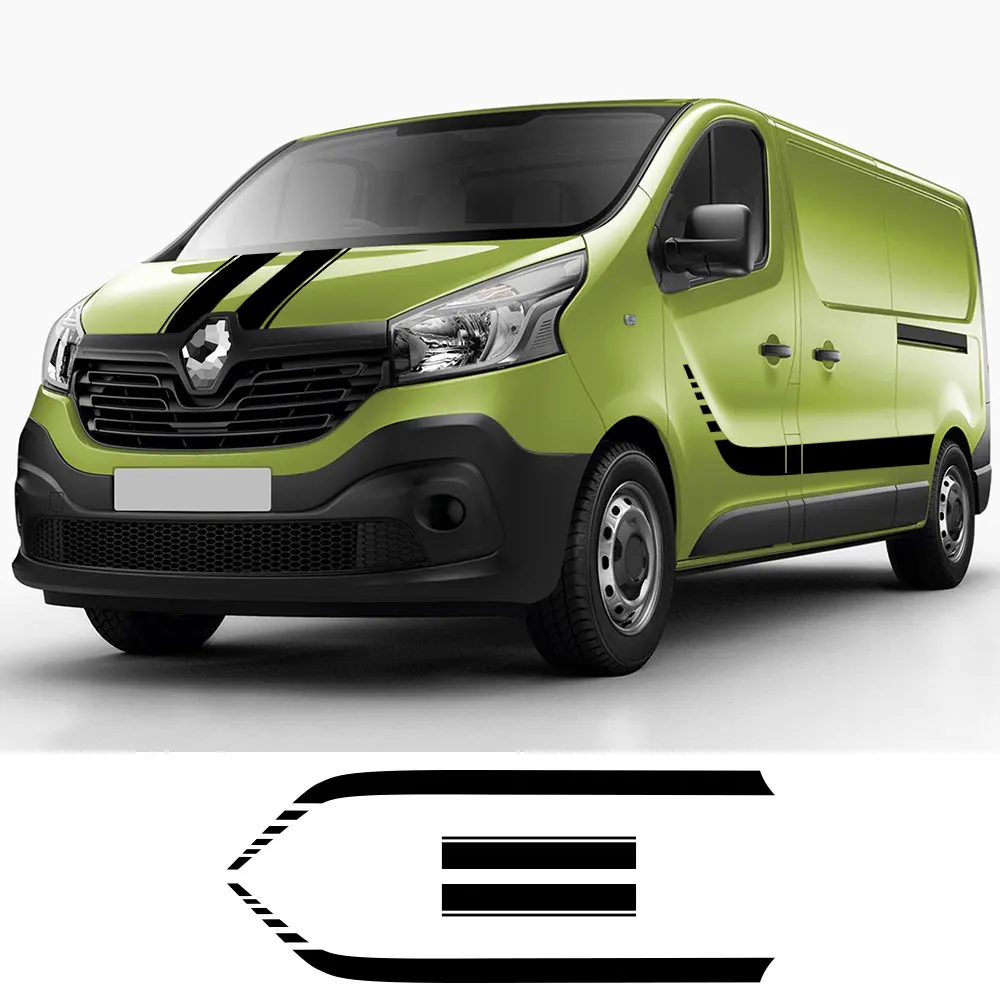 For Renault Trafic 2 3 MK3 MK2 Camper Van Car Door Side Graphics Stickers Vinyl Film Hood Bonnet Decals Tuning Accessories
For Renault Trafic 2 3 MK3 MK2 Camper Van Car Door Side Graphics Stickers Vinyl Film Hood Bonnet Decals Tuning Accessories