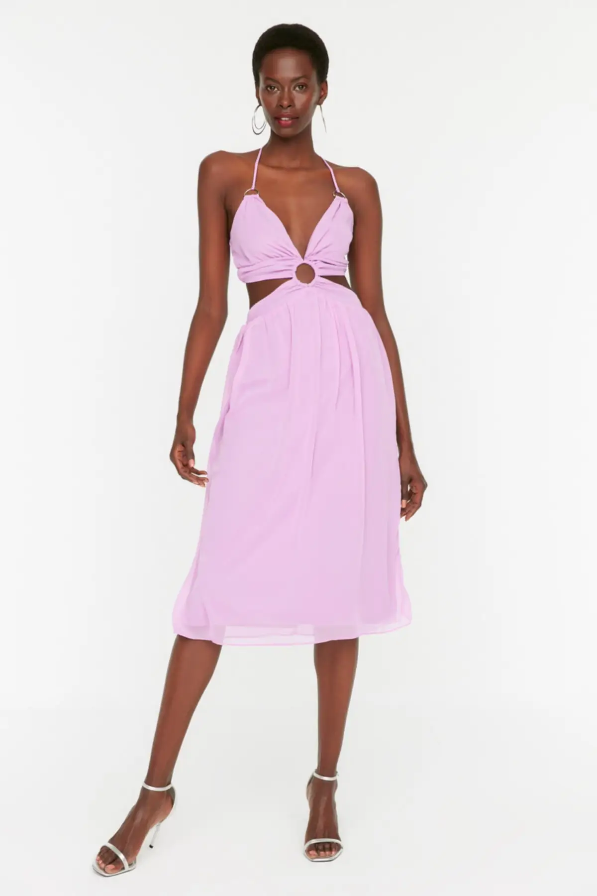Women's Dress Lilac Accessory Detailed Elegant Fashion Casual Casual Casual Comfortable Short Sleeve Summer Boho Beach Dress
Women's Dress Lilac Accessory Detailed Elegant Fashion Casual Casual Casual Comfortable Short Sleeve Summer Boho Beach Dress