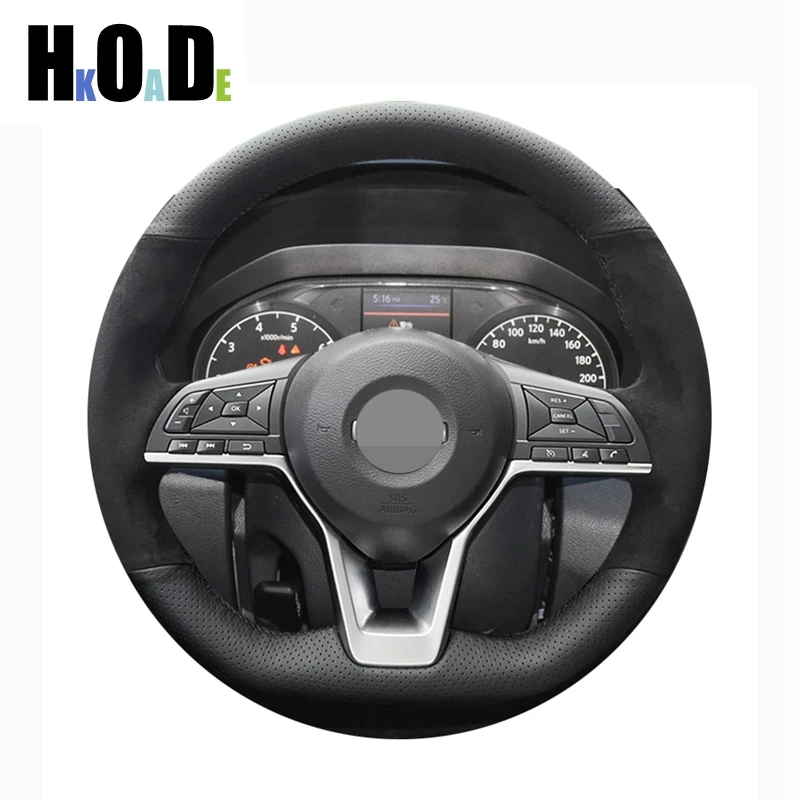 Car Steering Wheel Cover DIY Genuine Leather For Nissan X-Trail Qashqai March Serena Micra Kicks 2017-2019 Altima Teana 2019
Car Steering Wheel Cover DIY Genuine Leather For Nissan X-Trail Qashqai March Serena Micra Kicks 2017-2019 Altima Teana 2019
