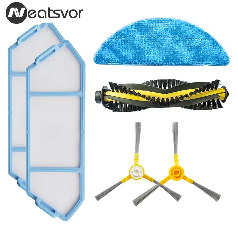 Replacement Kits for NEATSVOR X500/X600 Robot Vacuum Cleaner Accessory With Filter Mop Cloth Slide Brush
Replacement Kits for NEATSVOR X500/X600 Robot Vacuum Cleaner Accessory With Filter Mop Cloth Slide Brush