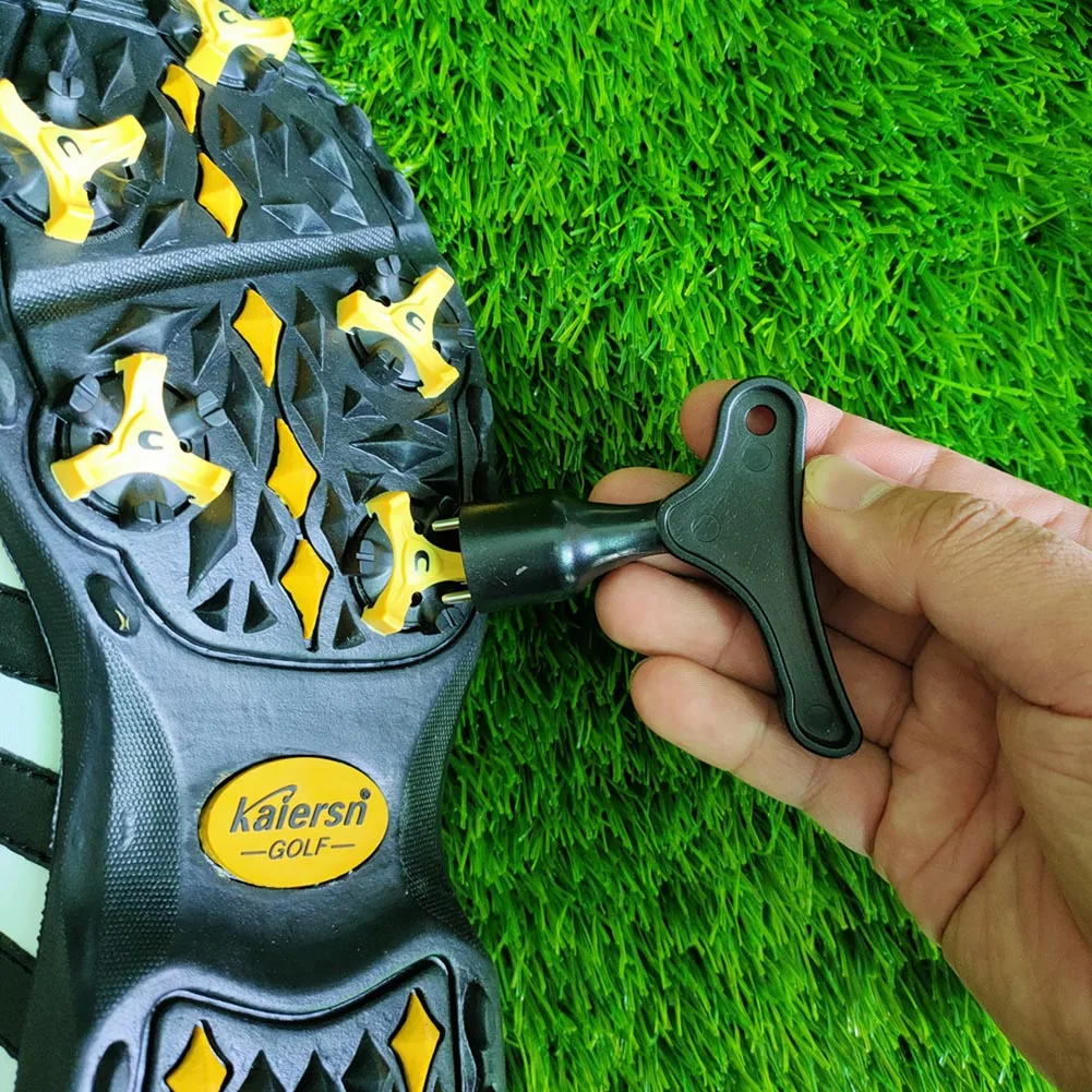 1Pc Plastic Universal Two Pin Head Golf Spikes Cleats Removal Wrench Tool Fits Most Standard Golf Shoes Spikes Cleats Studs
1Pc Plastic Universal Two Pin Head Golf Spikes Cleats Removal Wrench Tool Fits Most Standard Golf Shoes Spikes Cleats Studs