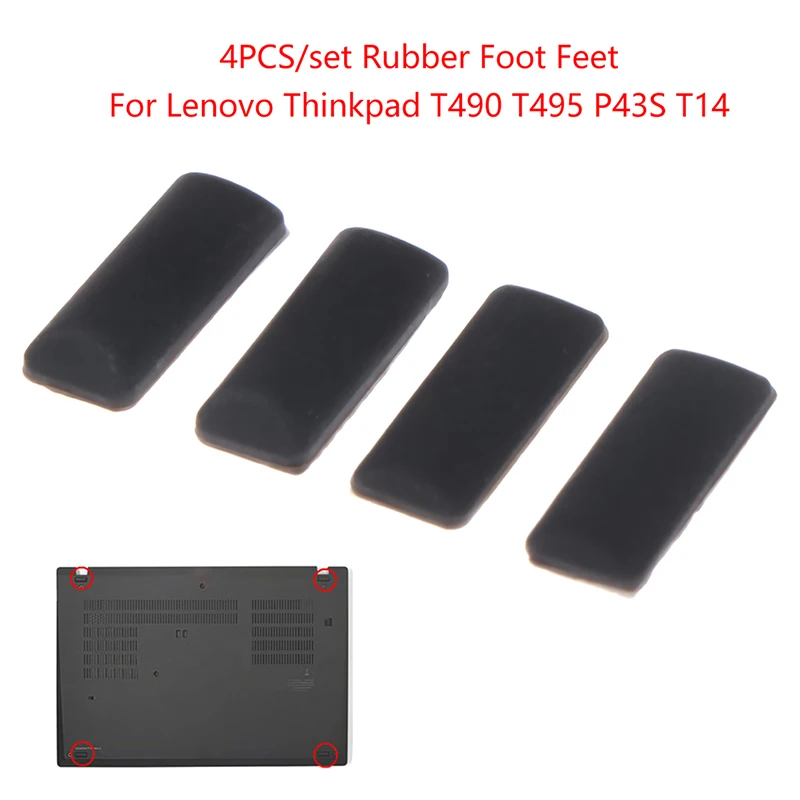 Резиновая накладка на ножку для Lenovo Thinkpad T490 T495 P43S T14, 4 шт./компл., противоскользящая накладка, нижняя часть, сменная крышка
Резиновая накладка на ножку для Lenovo Thinkpad T490 T495 P43S T14, 4 шт./компл., противоскользящая накладка, нижняя часть, сменная крышка