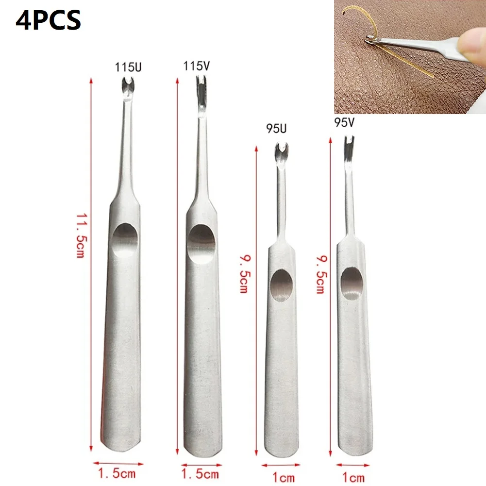 4pcs 95/115mm Leather Groover Tool U/V Shape Stainless Steel Trimmer For Leather Edge Skiving Burnishing Carving Craft Hand Tool
4pcs 95/115mm Leather Groover Tool U/V Shape Stainless Steel Trimmer For Leather Edge Skiving Burnishing Carving Craft Hand Tool