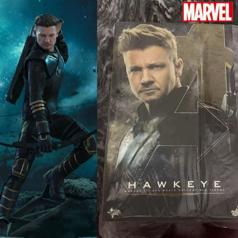 

Original Hot Toys Mms531 Mms532 For Collection 1/6 Hawkeye 4.0 Jeremy Renner 12'' Full Set Male Solider Movable Action Figure To