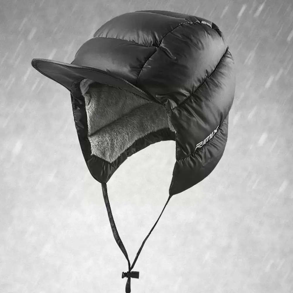 Windproof Duck Down Peaked Hat Thermal Waterproof Earflap Warm Fleece Soft For Cycling Hunting Cold Weather Outdoor Sports J5w1
Windproof Duck Down Peaked Hat Thermal Waterproof Earflap Warm Fleece Soft For Cycling Hunting Cold Weather Outdoor Sports J5w1
