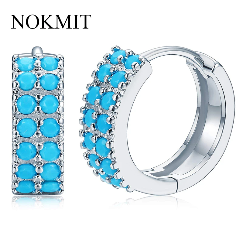 Серьги-кольца NOKMIT с белым позолоченным бирюзовым покрытием и инкрустированными вручную кристаллами AAA/толстые Серьги Huggie для женщин, изысканные украшения
Серьги-кольца NOKMIT с белым позолоченным бирюзовым покрытием и инкрустированными вручную кристаллами AAA/толстые Серьги Huggie для женщин, изысканные украшения