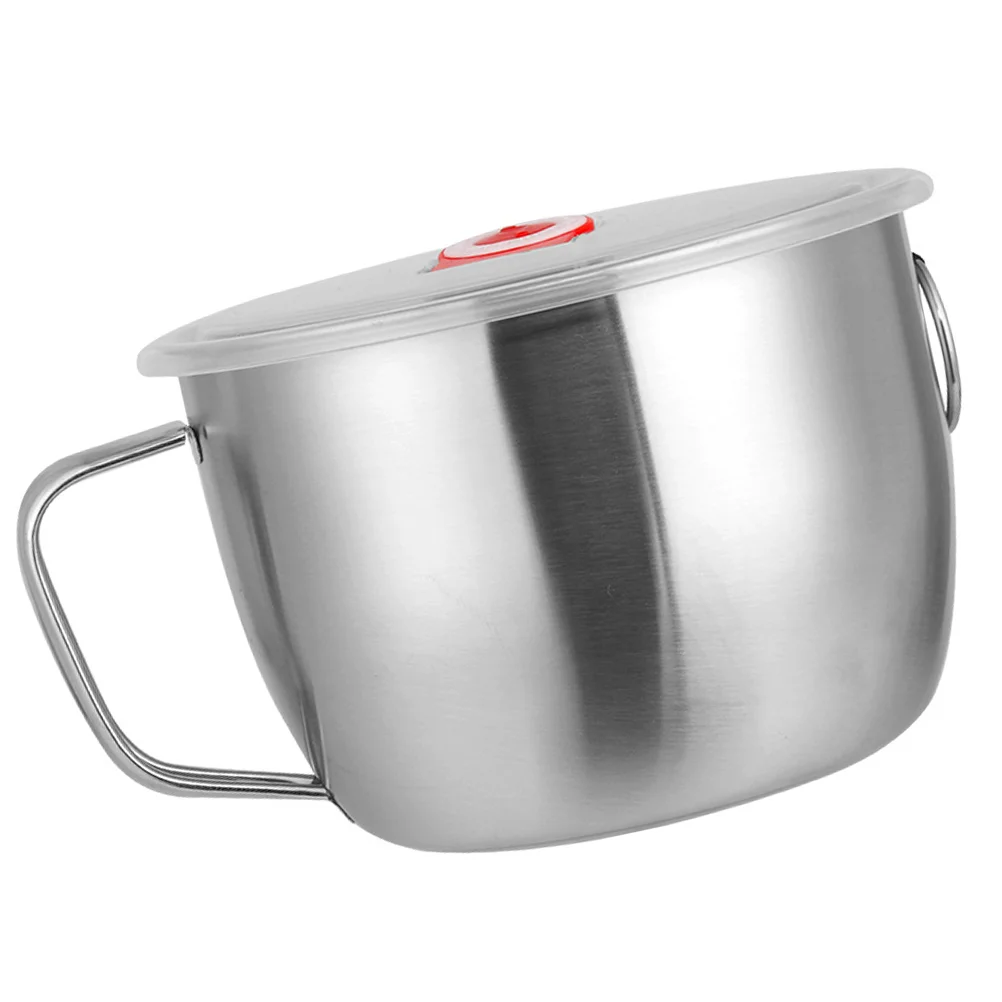 Noodle Bowl Stainless Steel Food Storage Bowl Food Serving Bowl with Lid
Noodle Bowl Stainless Steel Food Storage Bowl Food Serving Bowl with Lid