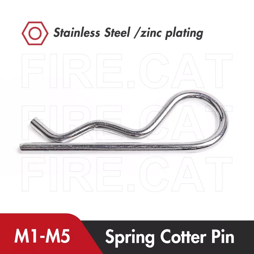Stainless Steel Cotter Split Clips Pins 1/1.2/1.6/1.8/2/2.5/3/4/5 mm Fixing Hitch R Pin Zinc Steel Hairpins Beta Safety for Car
Stainless Steel Cotter Split Clips Pins 1/1.2/1.6/1.8/2/2.5/3/4/5 mm Fixing Hitch R Pin Zinc Steel Hairpins Beta Safety for Car