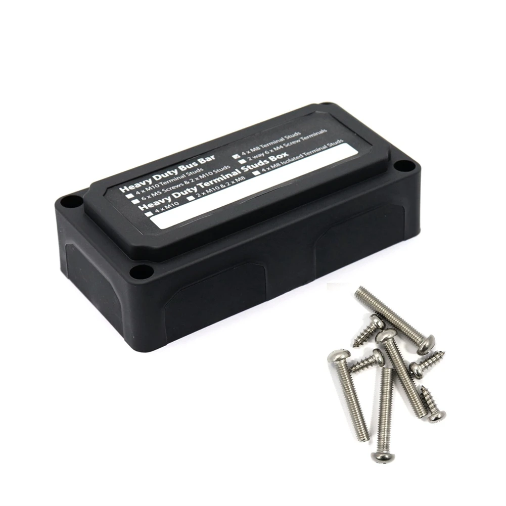 48V 300A Bus Bar Power Distribution Box Terminal Block Heavy Duty Stud Screw Heavy-Duty Module Design Bus-Bar Box Terminal Board
48V 300A Bus Bar Power Distribution Box Terminal Block Heavy Duty Stud Screw Heavy-Duty Module Design Bus-Bar Box Terminal Board