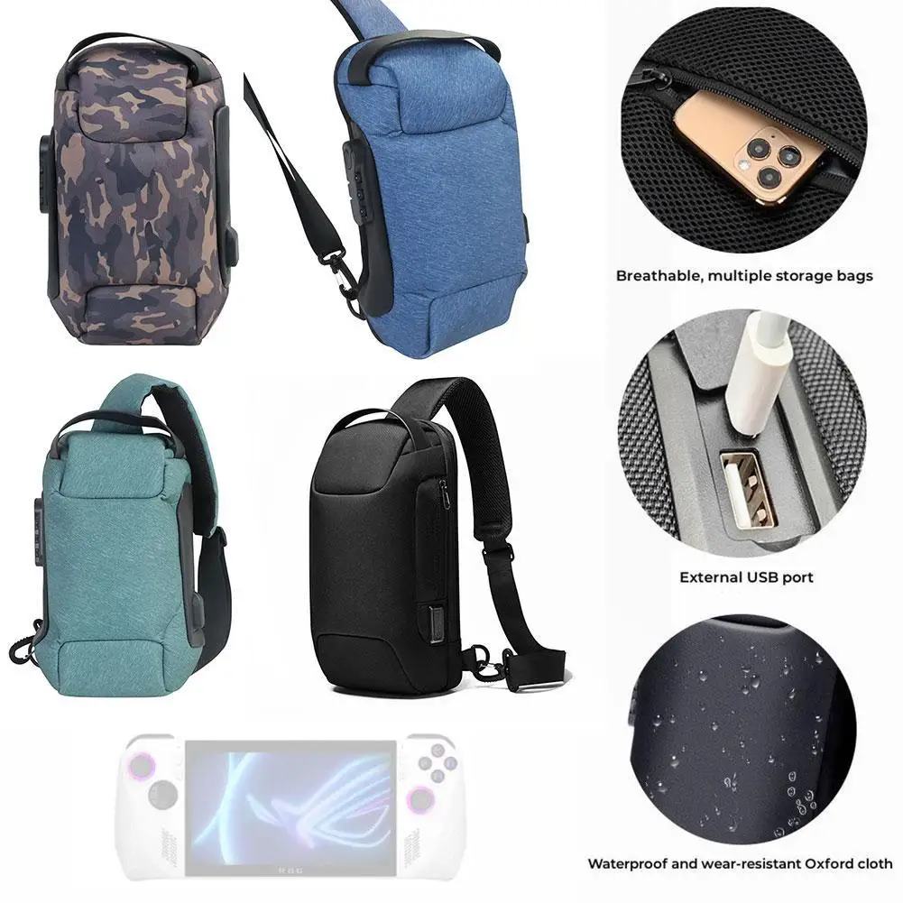 Shockproof Carrying Bag Protective Crossbody Shoulder Chest Backpack with Pockets Fit for Asus ROG Ally Console Accessories
Shockproof Carrying Bag Protective Crossbody Shoulder Chest Backpack with Pockets Fit for Asus ROG Ally Console Accessories