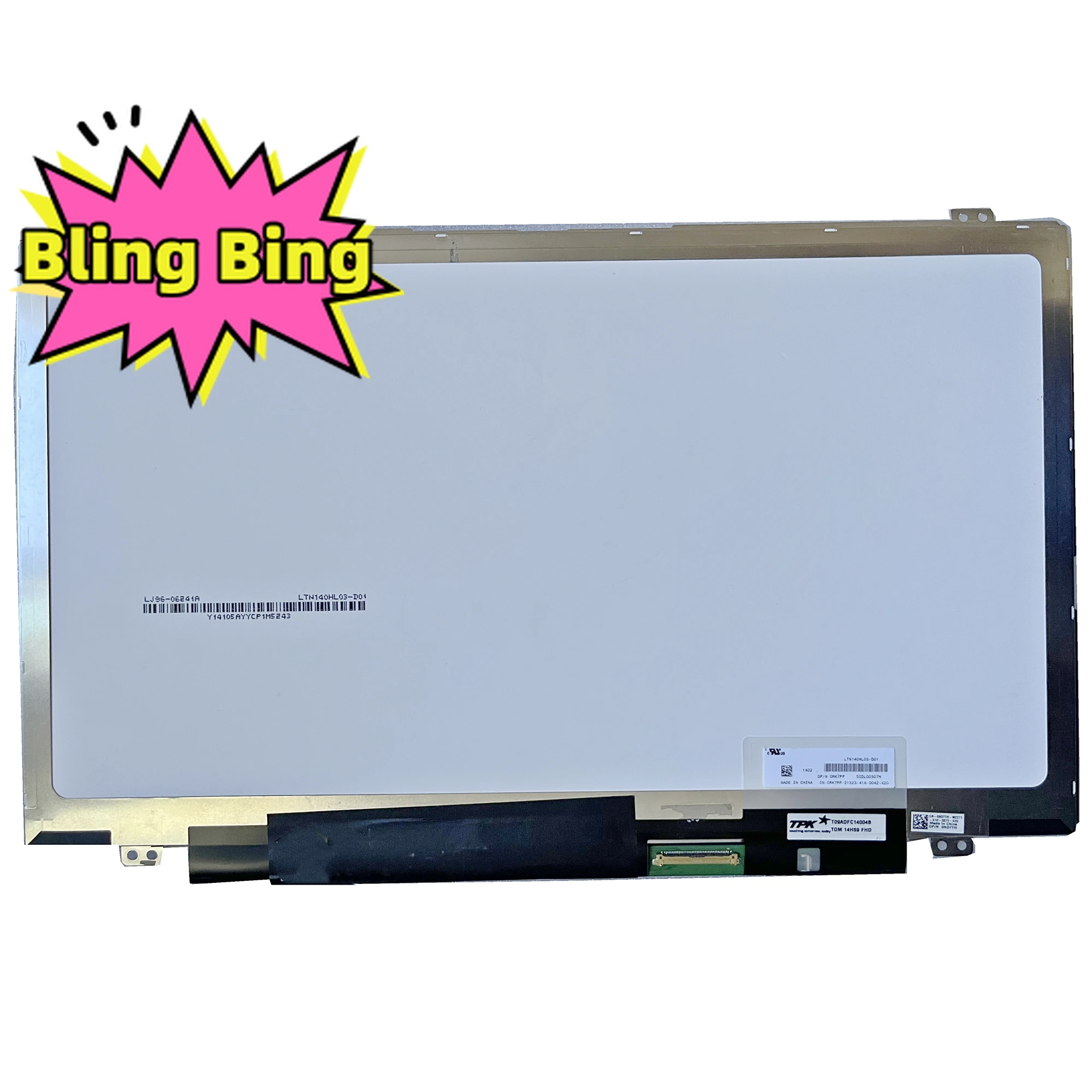 LTN140HL03-D01 DPN ORK7PP 14,0 дюймов LTN140HL03 D01 матричный ЖК-экран для ноутбука
LTN140HL03-D01 DPN ORK7PP 14,0 дюймов LTN140HL03 D01 матричный ЖК-экран для ноутбука