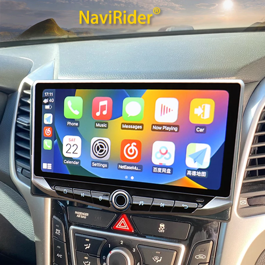 10 88-дюймовый радиоприемник с экраном Android для Hyundai I30 Elantra GT 2013 2015 2016 автомобильный