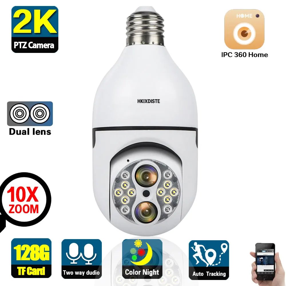 4MP Dual Lens Wifi PTZ IP Camera Indoor Cloud Surveillance Cameras 10X Zoom Auto Tracking Smart Home Wireless Security Camera 2K
4MP Dual Lens Wifi PTZ IP Camera Indoor Cloud Surveillance Cameras 10X Zoom Auto Tracking Smart Home Wireless Security Camera 2K